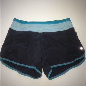 Grey Lululemon speed up shorts!! Size 4